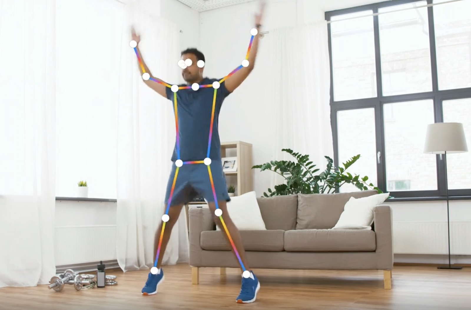 apple vision framework human body pose detection jumping jack